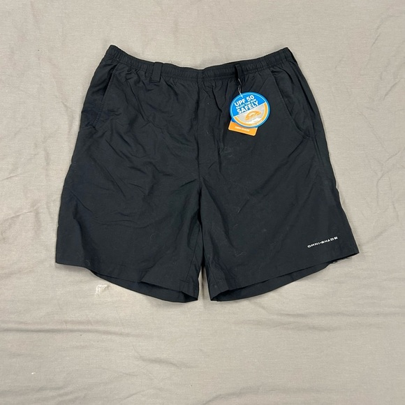 Columbia Black Mesh-Lined Swim Shorts - Picture 1 of 5